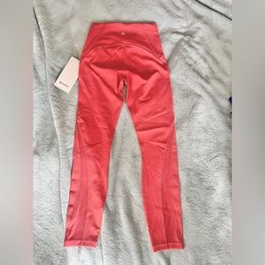 NWT Lululemon Coral Leggings